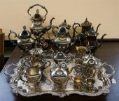 SEVENTEEN SILVERPLATE HOLLOWWA