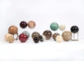 SEVENTEEN SPECIMEN MARBLE AND