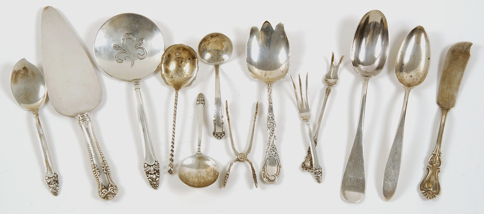 SEVENTEEN STERLING SILVER SERVING