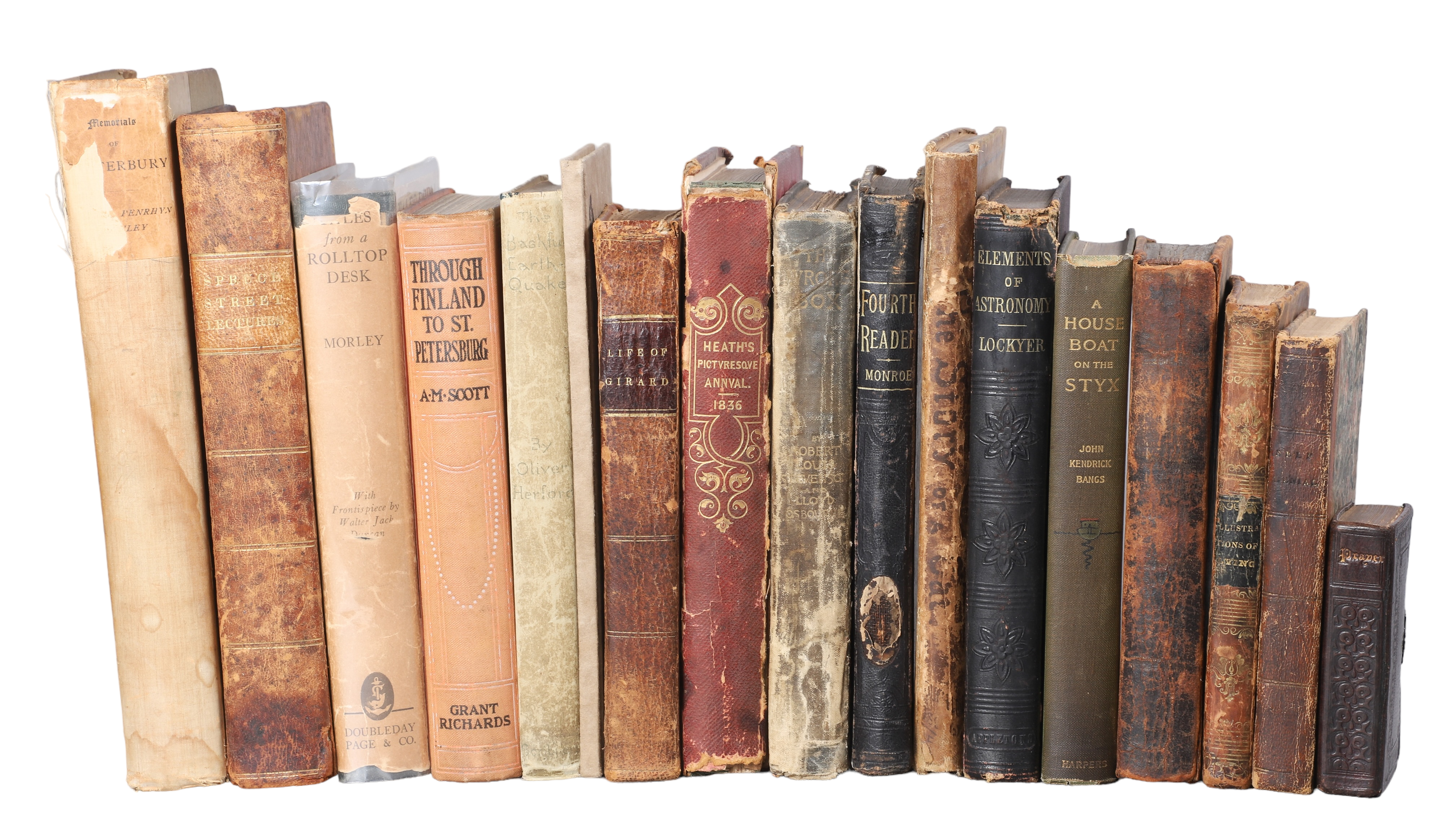 Seventeen various books of the 18th
