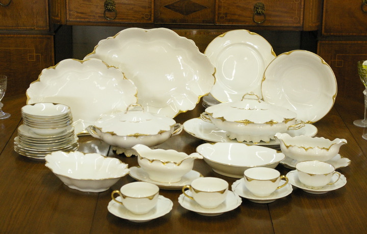 Seventy-Three-Piece Assembled White