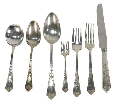 SEVENTY TWO PIECE STERLING SILVER