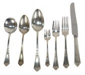 SEVENTY TWO PIECE STERLING SIL
