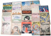 Several dozen pieces of 1920s