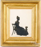 SEVILLE SILHOUETTE OF A MOTHER