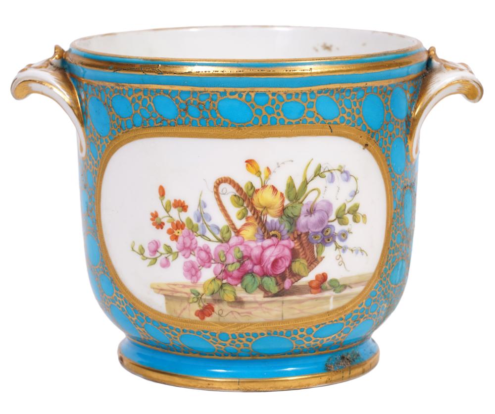 SEVRES 18TH C. SMALL TURQUOISE