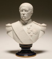 Sevres bisque bust of Marshal