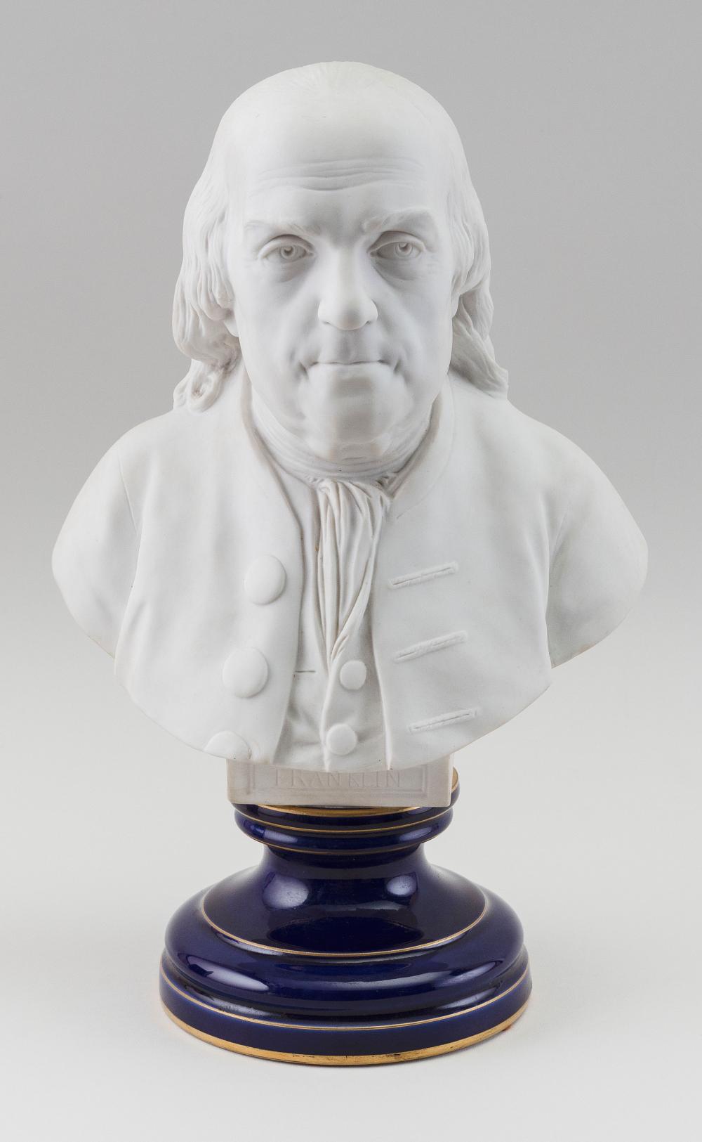 SEVRES BISQUE PORCELAIN BUST OF