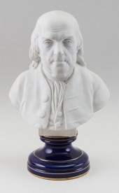 SEVRES BISQUE PORCELAIN BUST O