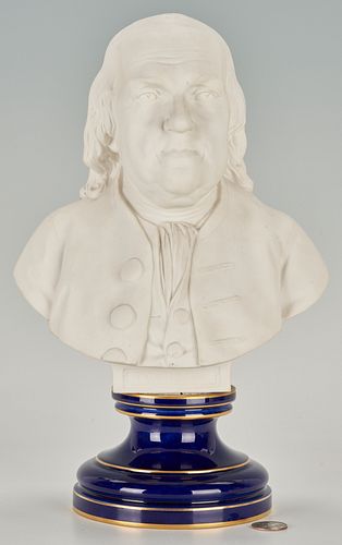 SEVRES BISQUE PORCELAIN BUST OF