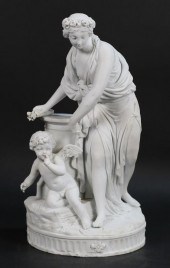 SEVRES BISQUE PORCELAIN FIGURE