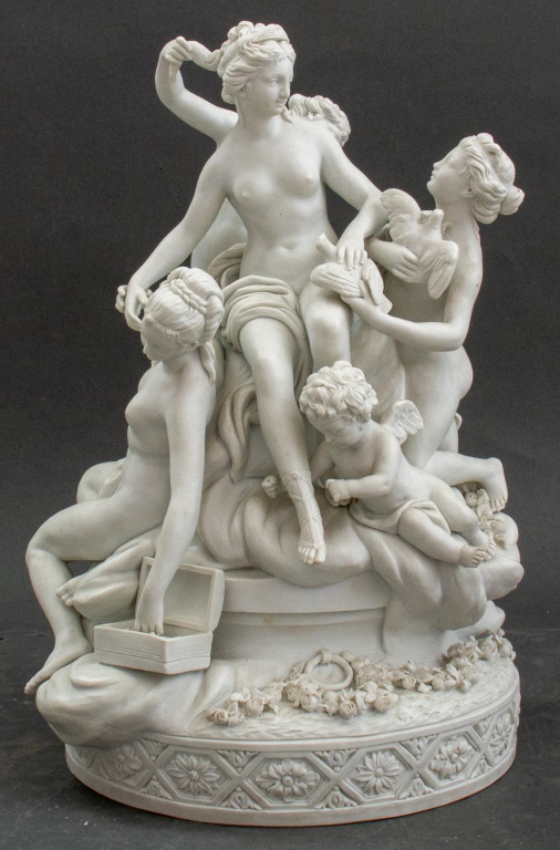 SEVRES BISQUE "TOILET OF VENUS"