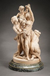 SèVRES BUFF TERRACOTTA GROUP O