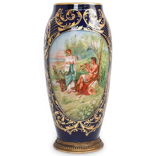 SEVRES COBALT BLUE PORCELAIN