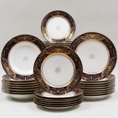 SEVRES COBALT GROUND PORCELAIN