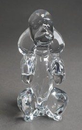 SEVRES CRYSTAL FIGURE OF SITTI
