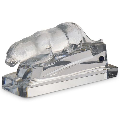 SEVRES CRYSTAL LEOPARD