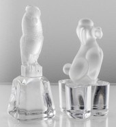 SEVRES CRYSTAL POODLE AND COCK