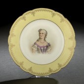 Sevres Fond Jaune Porcelain De