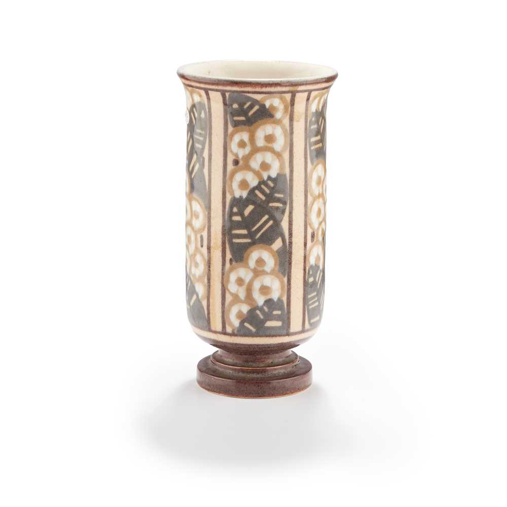 SÈVRES, FRANCE FAIENCE VASE, 1926