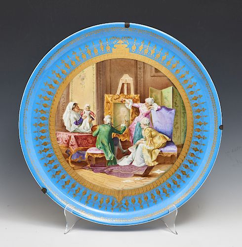 SEVRES FRANCE SIGNED HAND PAINTED