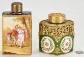 SEVRES ORMOLU TEA CADDY & ROYA
