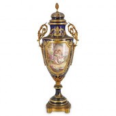SEVRES PORCELAIN BRONZE MOUNTE