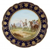 SEVRES PORCELAIN CABINET PLATE