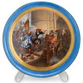 SEVRES PORCELAIN CHARGERDESCRI