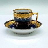 SEVRES PORCELAIN COBALT DEMITA