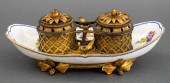 SEVRES PORCELAIN ORMOLU-MOUNTE