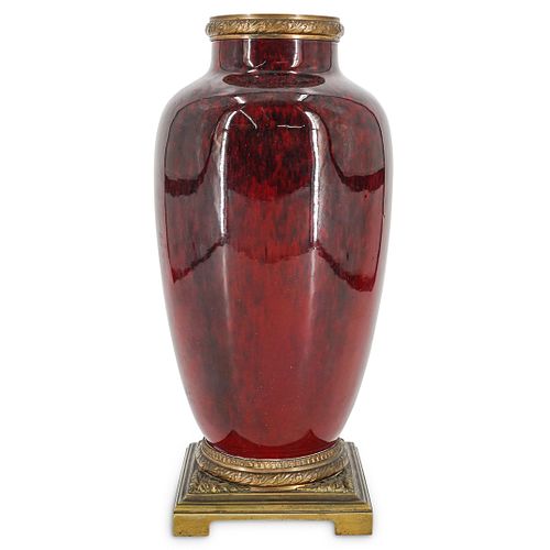 SEVRES PORCELAIN VASEDESCRIPTION: A