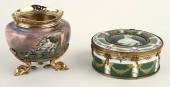 SEVRES SIGNED PORCELAIN BOX AN