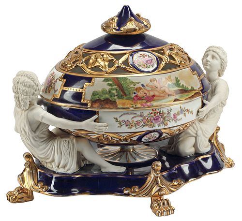 SEVRES STYLE BISCUIT &AMP;