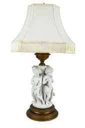 SEVRES-STYLE BISQUE PORCELAIN