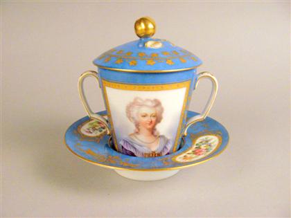 Sevres style 'bleu-celeste' 