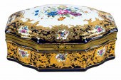 SEVRES-STYLE COBALT-GROUND GIL