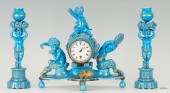 SEVRES STYLE FIGURAL BLUE PORC