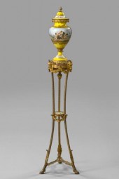 Sevres-Style Fond Jaune Porcel