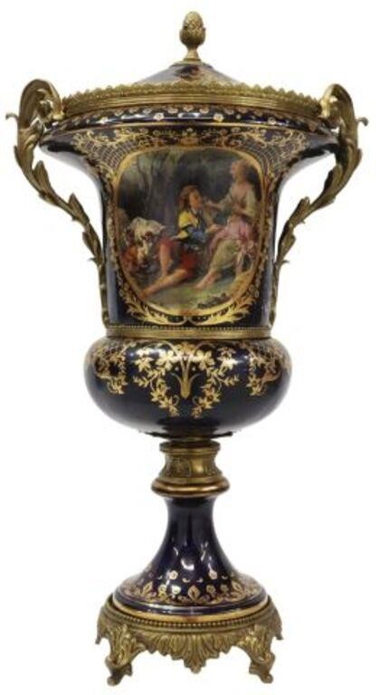 SEVRES STYLE METAL-MOUNTED
