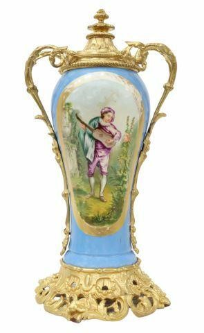 SEVRES STYLE METAL-MOUNTED