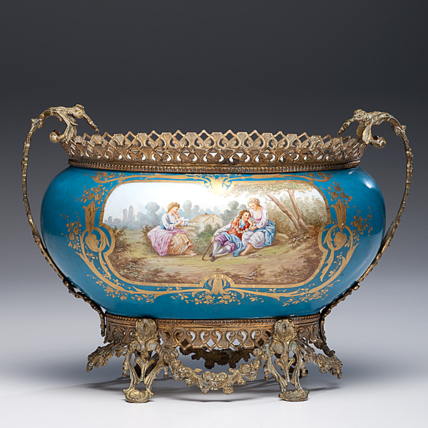 Sevres-style Ormolu-mounted