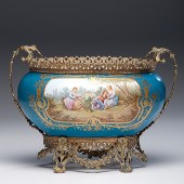 Sevres-style Ormolu-mounted Ce