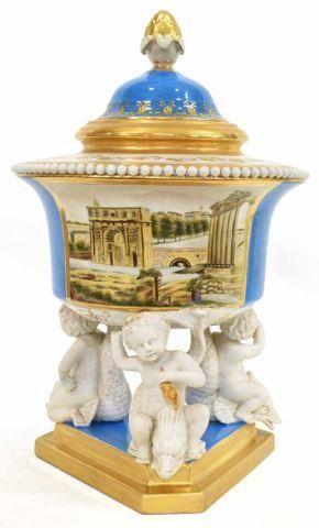 SEVRES STYLE PARCEL GILT &