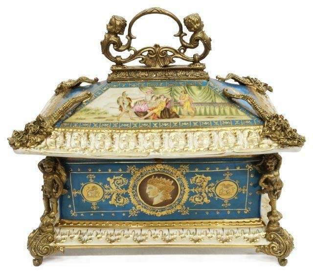 SEVRES STYLE PARCEL GILT