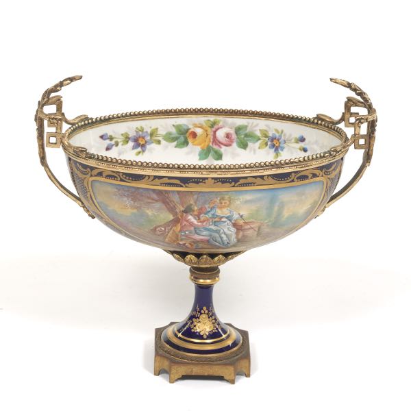 SEVRES STYLE PORCELAIN AND D'ORE