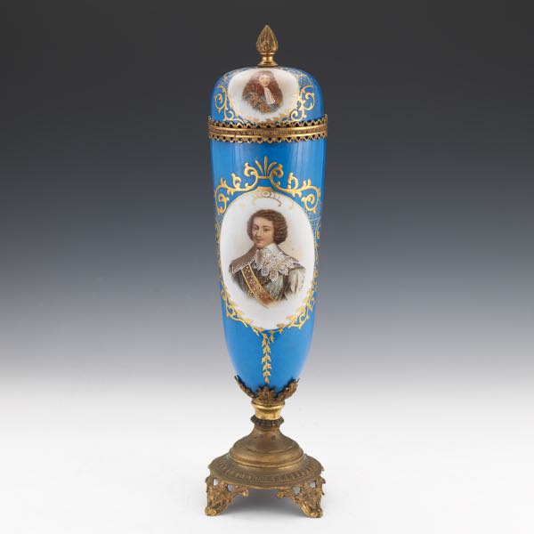 SEVRES STYLE PORCELAIN AND GILT