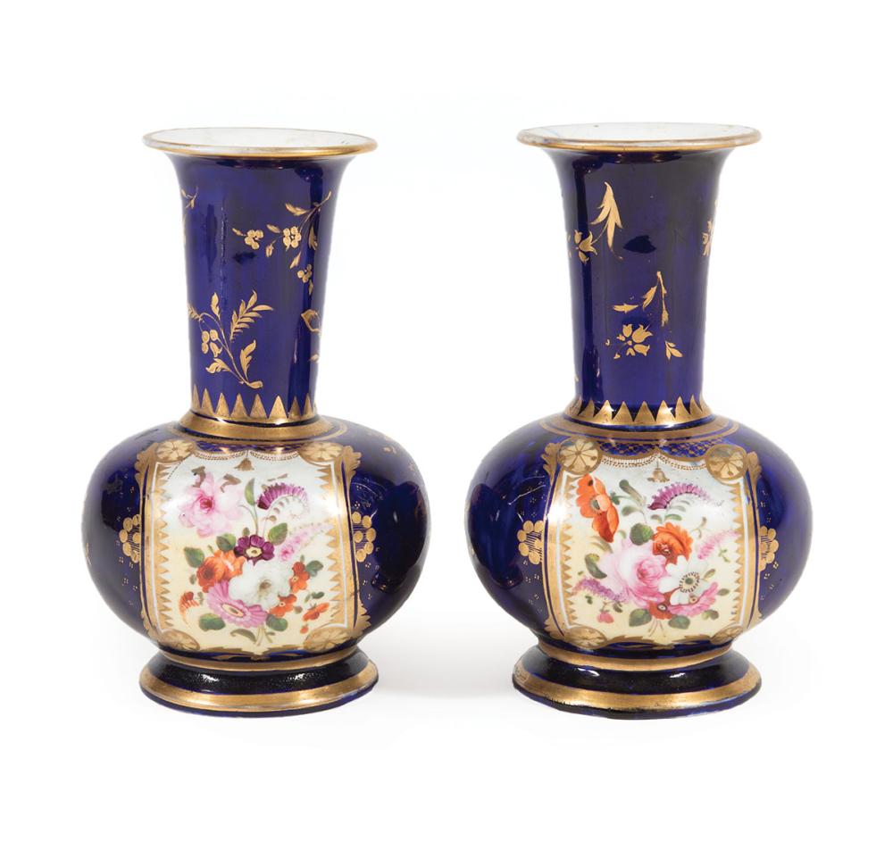 SEVRES-STYLE PORCELAIN BOTTLE