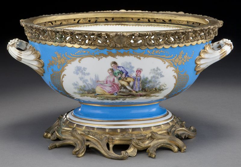 Sevres style porcelain
