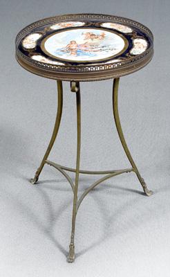 Sevres style porcelain gueridon ,